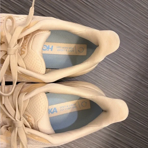 Hoka Cream Running Sneakers - Picture 4 of 6